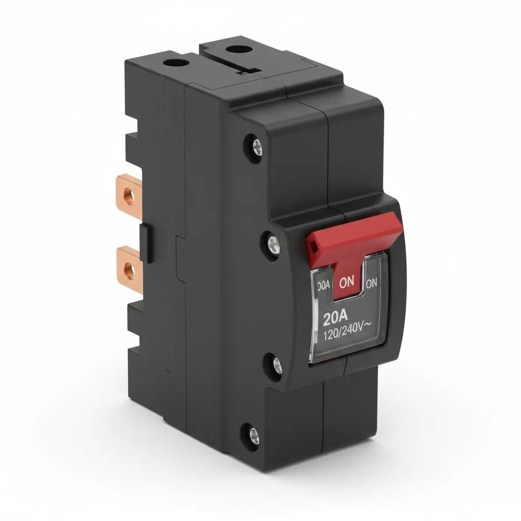 20A Single-Pole Circuit Breaker, Plug-In
