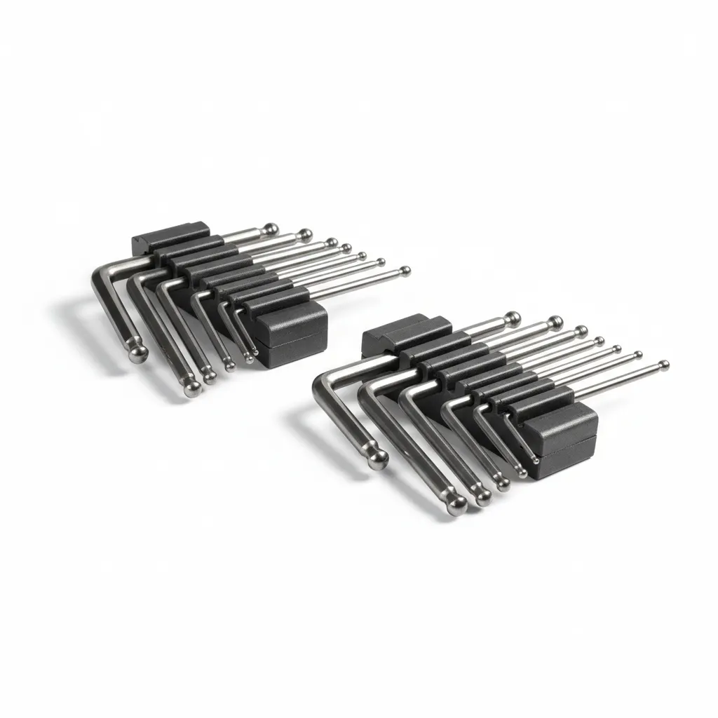 30-Piece Hex Key Set, SAE & Metric