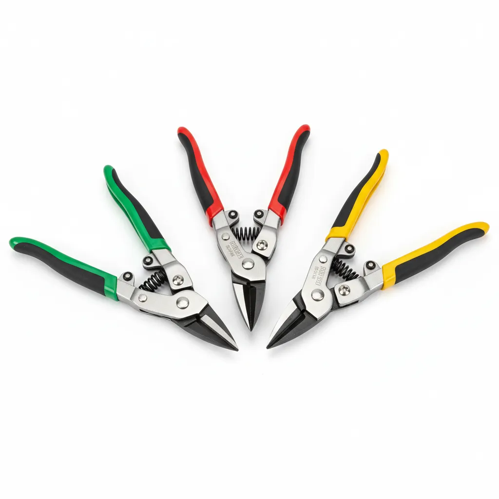 Aviation Tin Snips, Left/Right/Straight Set
