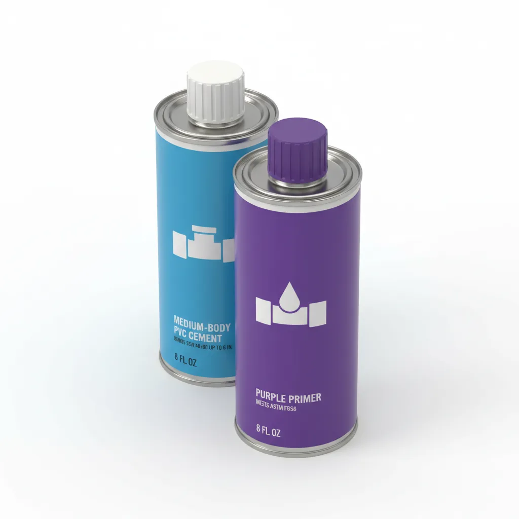 PVC Cement & Purple Primer Combo Pack